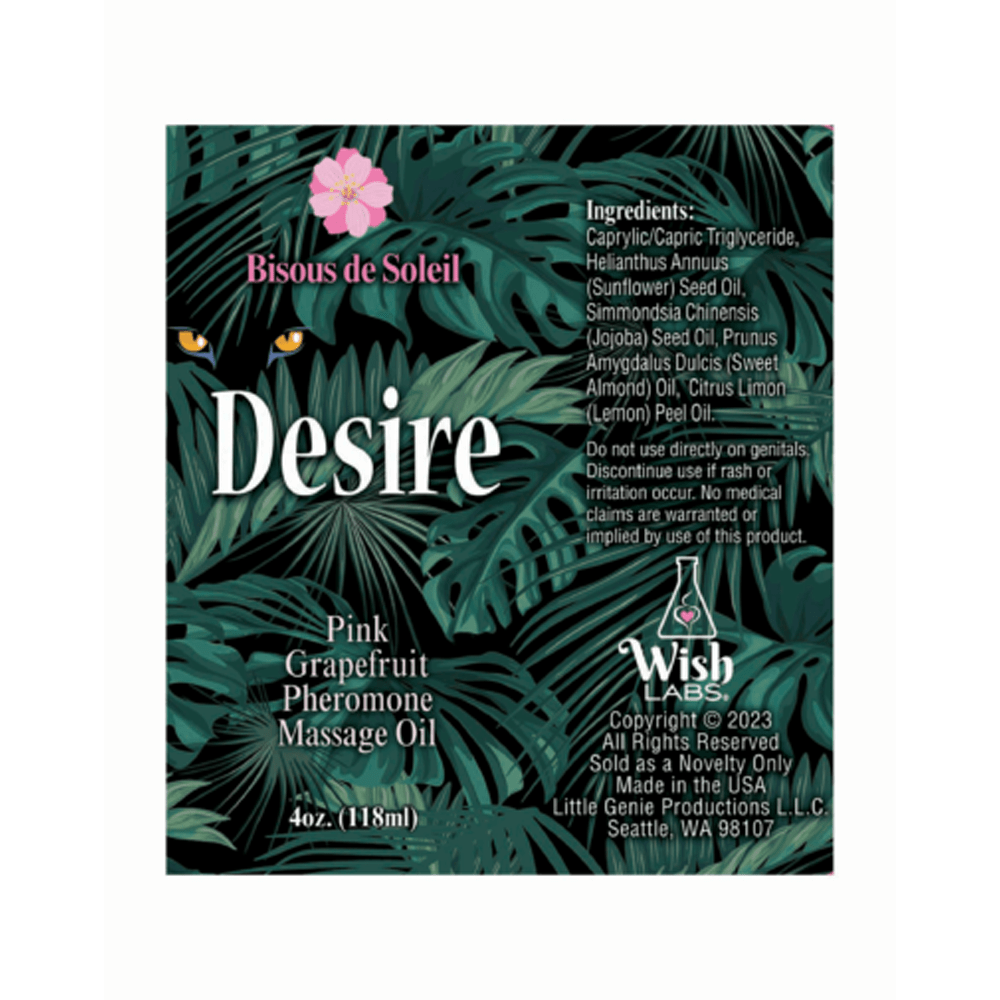 Pheromone Massage Oil Pink Grapefruit