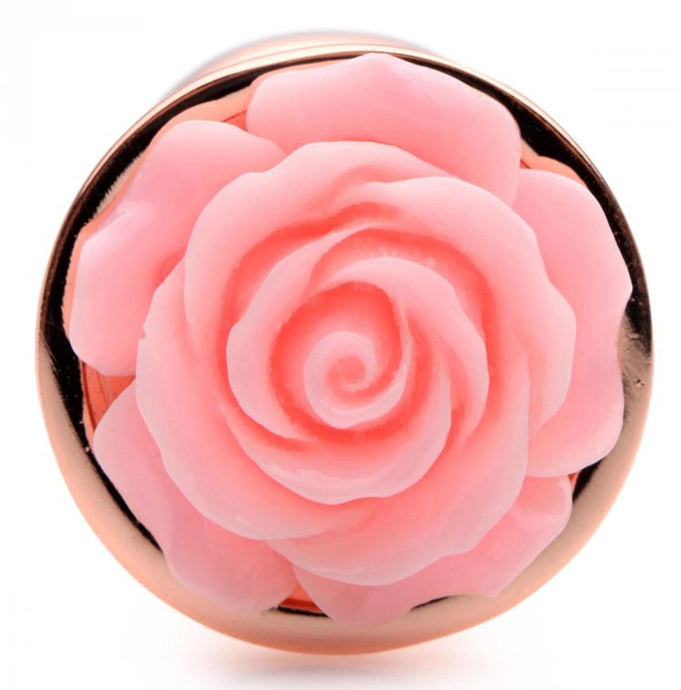 Pink Rose Gold Anal Plug - Small *