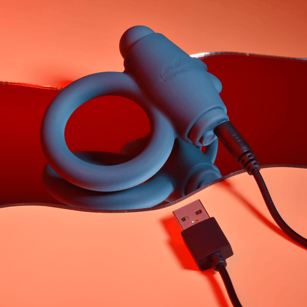 Playboy Bunny Buzzer Vibrating Cock Ring