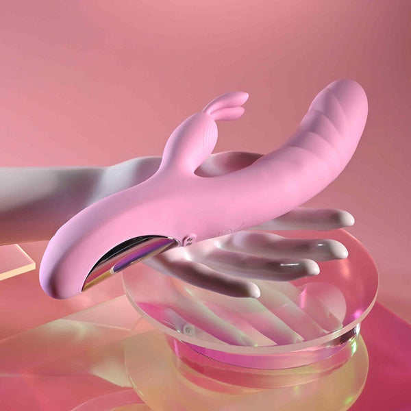 Playboy Rub Me Right Thrusting Rabbit G-Spot Vibrator