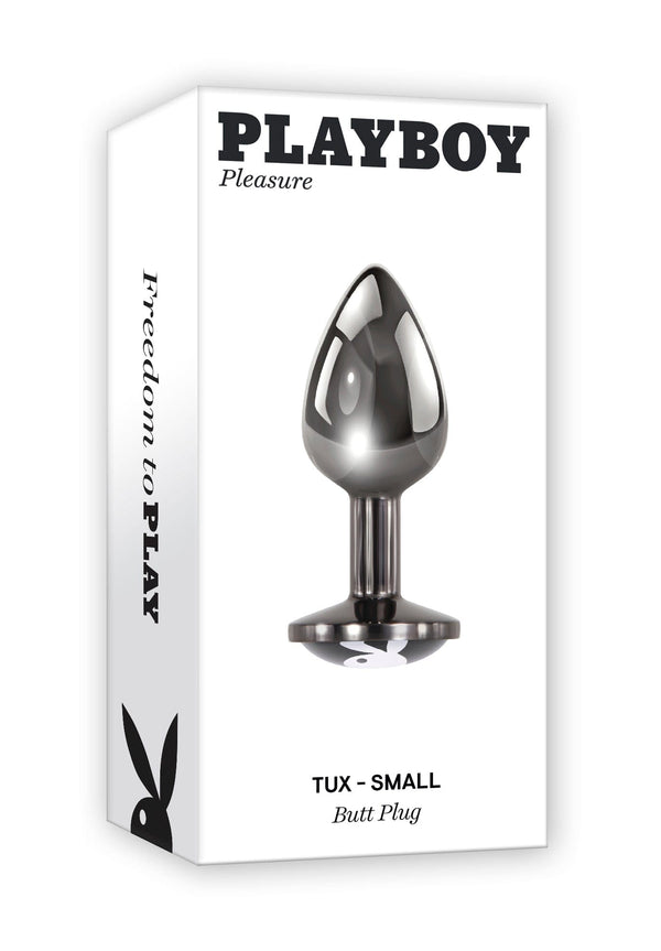 Playboy Tux Small Metal Butt Plug