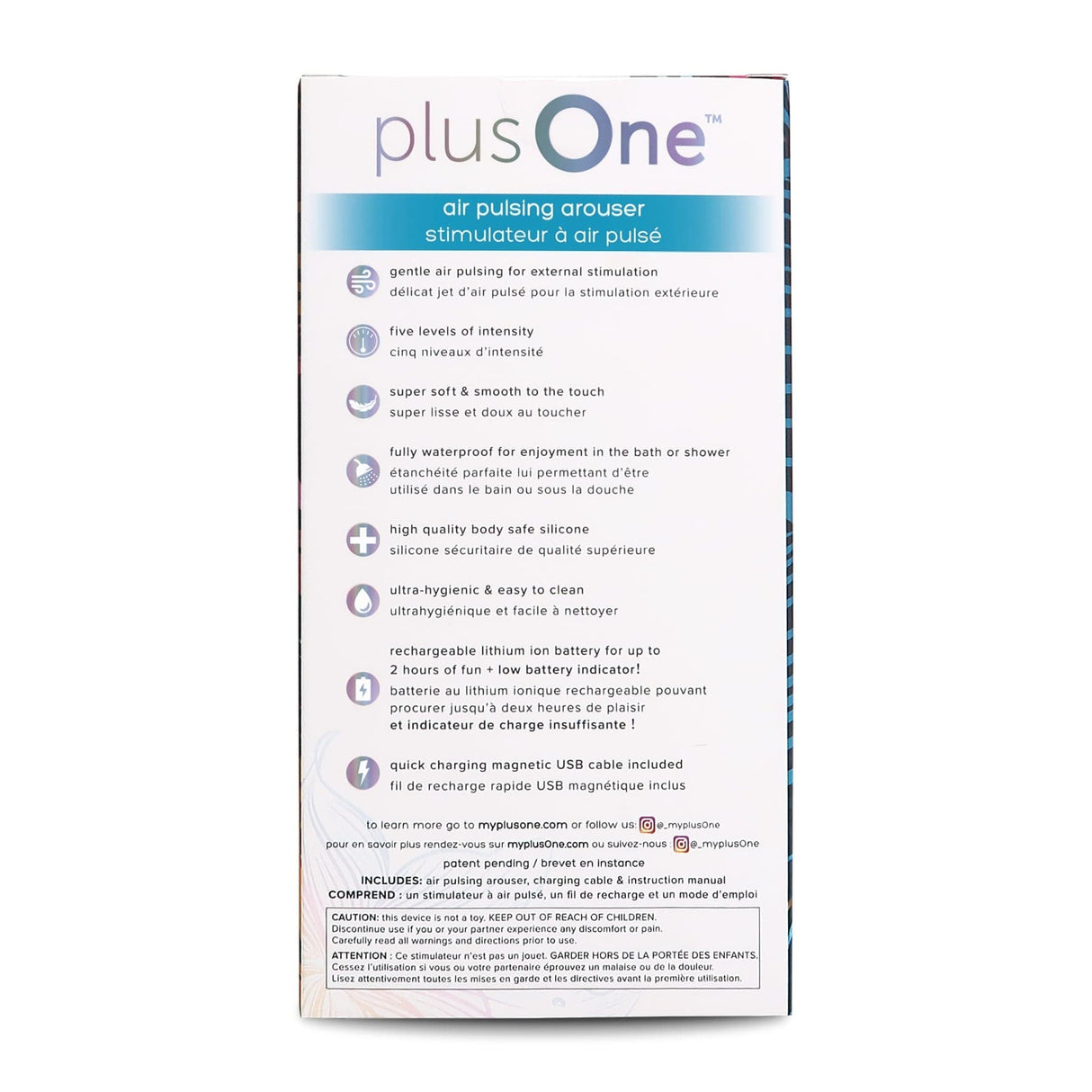 PlusOne Air Pulsing Arouser - Clitoral Stimulation