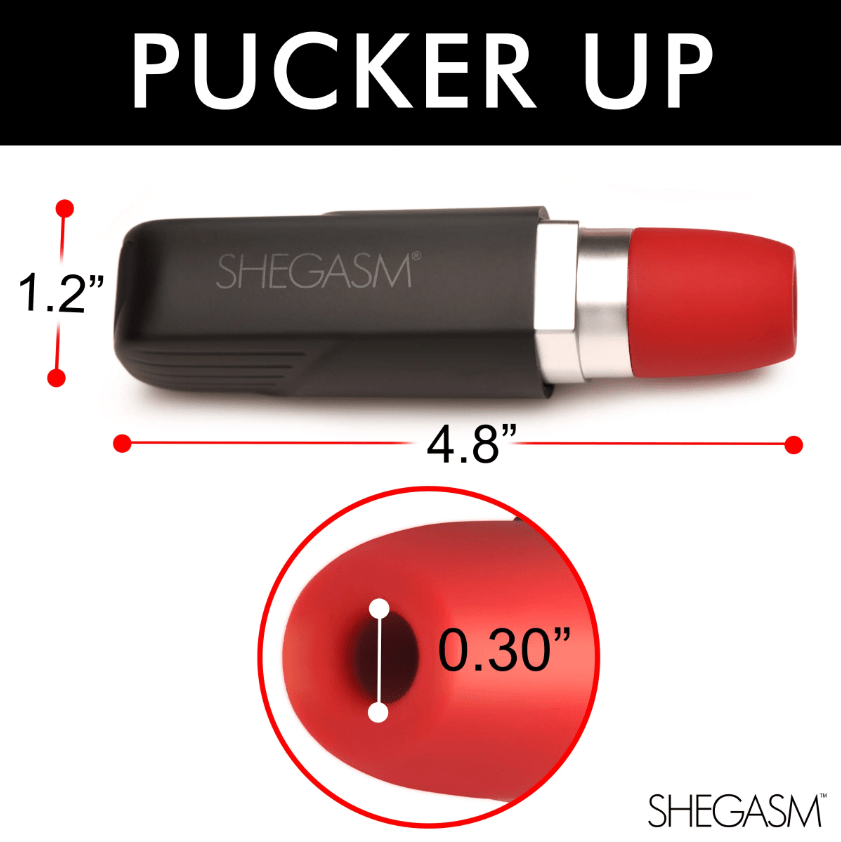 Pocket Pucker10X Lipstick Clit Stim *