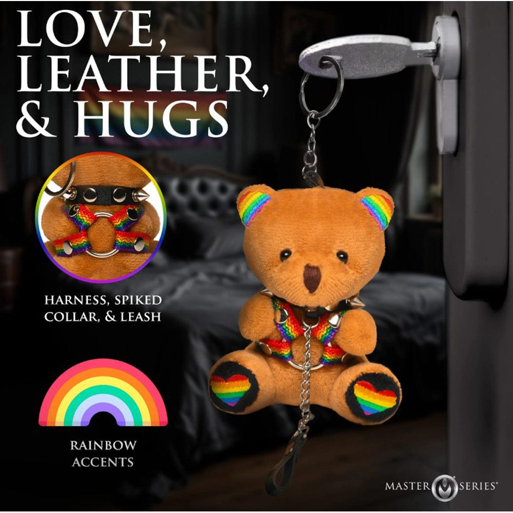 Pride Teddy Bear Keychain