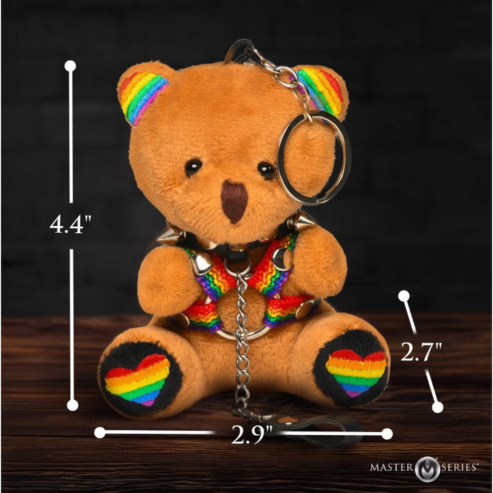 Pride Teddy Bear Keychain