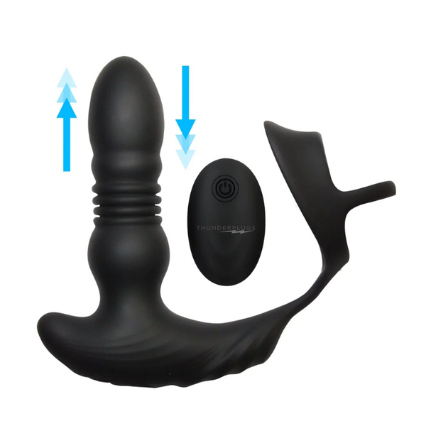 RC Thrusting Silicone Plug / Cock & Ball