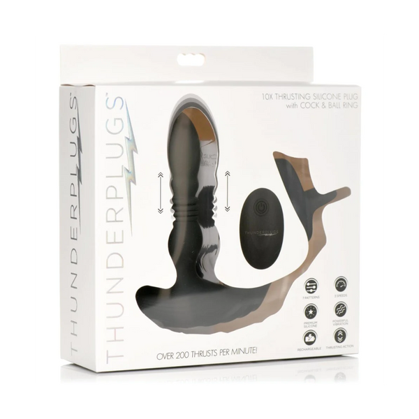 RC Thrusting Silicone Plug / Cock & Ball