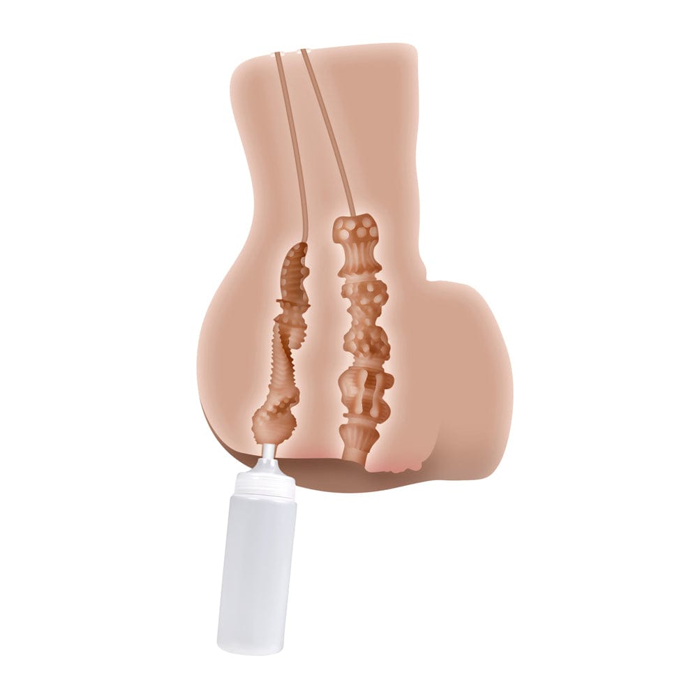 Rear Beauty Ass & Pussy Vibrating Stroker