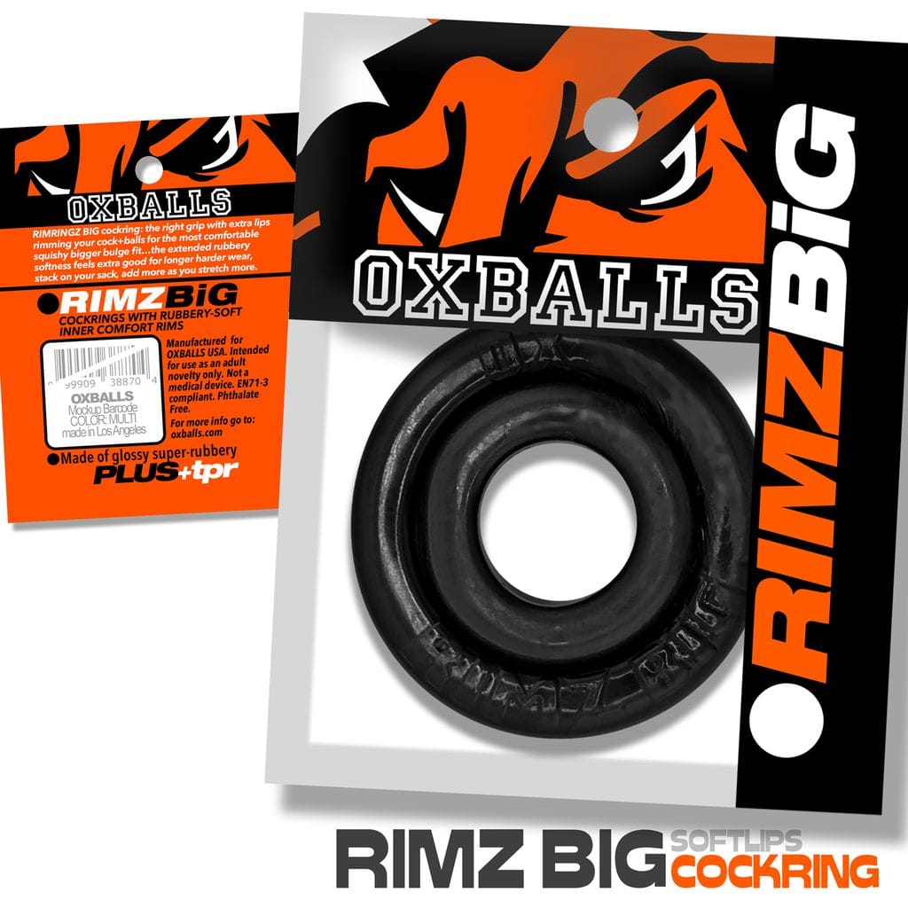 Rimz Big Single Ring Black