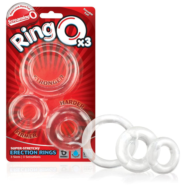Ring O x3 - Clear