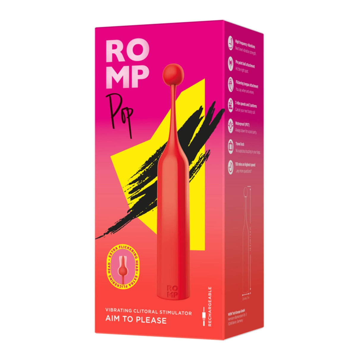 ROMP Pop - High-Frequency Clitoral Stimulator