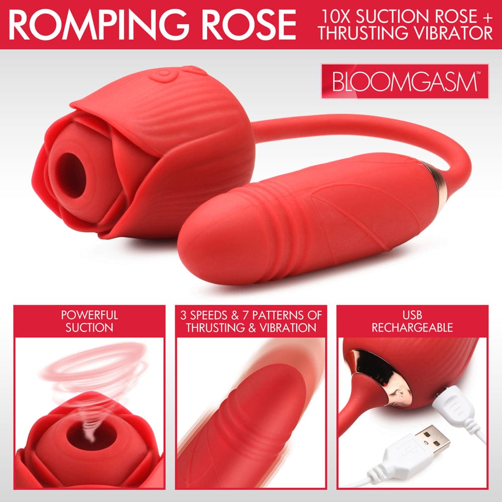 Romping Rose 10X Suction Rose & Thrustin