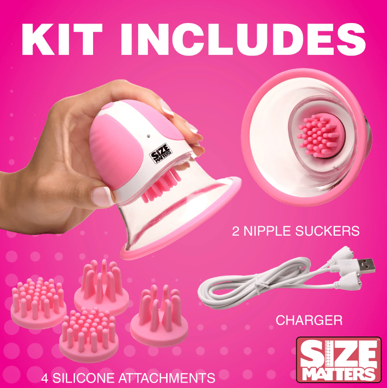 Rotating Silicone Nipple Suckers plus