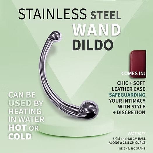 Rouge Stainless Steel Wand Dildo