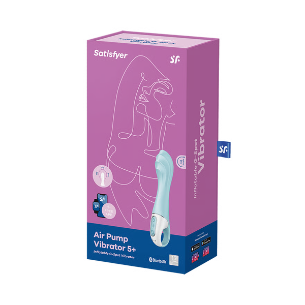 Satisfyer Air Pump Vibrator 5+ Inflatable G-Spot Vibrator