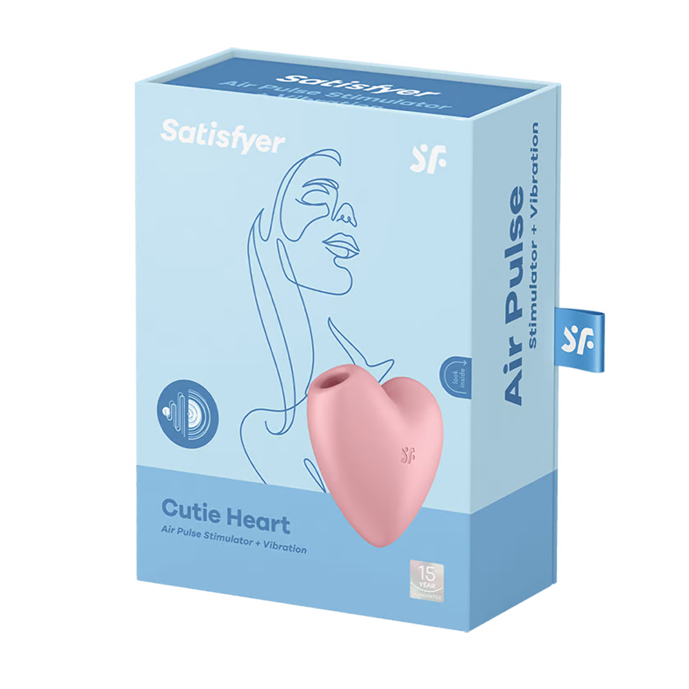 Satisfyer Cutie Heart Air-Pulse Clitoral Stimulator & Vibrator