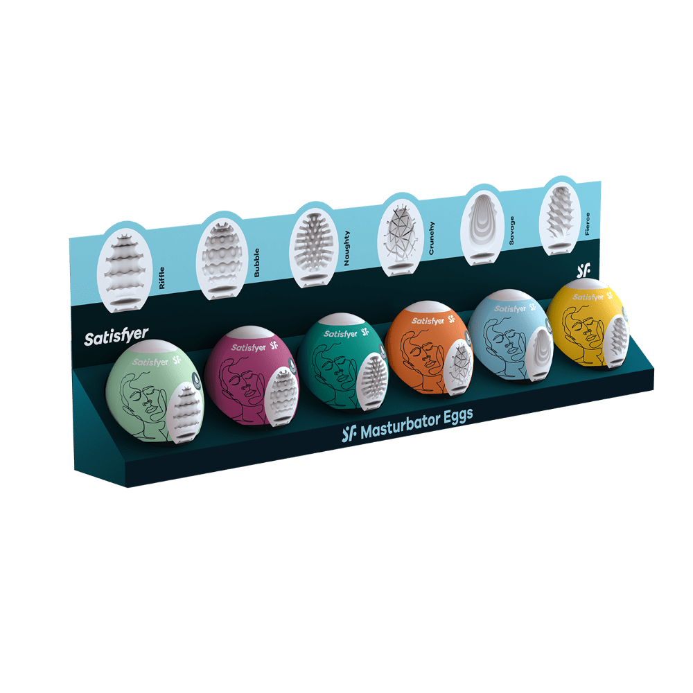 Satisfyer Masturbator Egg - Assorted Set - 6/Pack