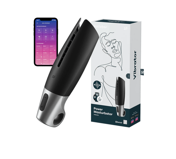 Satisfyer Power Masturbator Silicone Vibrating Stroker