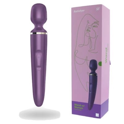 Satisfyer Wand-er Women Purple/Gold Wand Vibrator