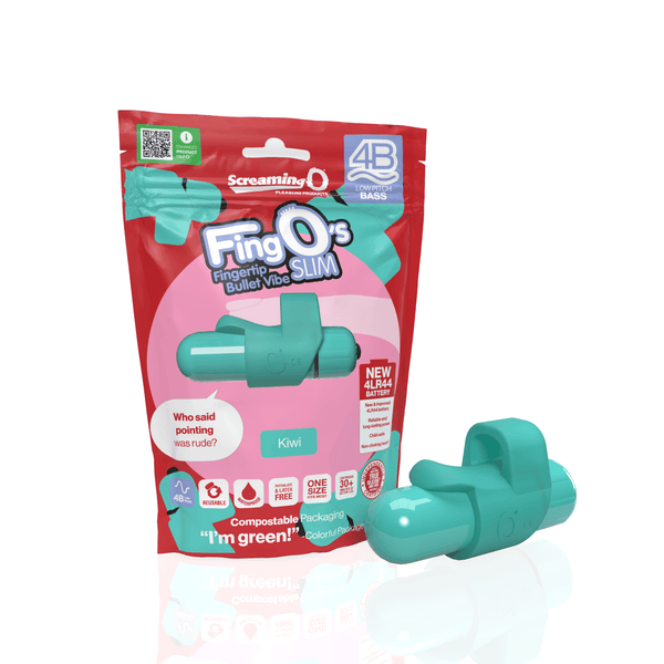 Screaming O 4B FingO Slim Finger Vibrator – Kiwi