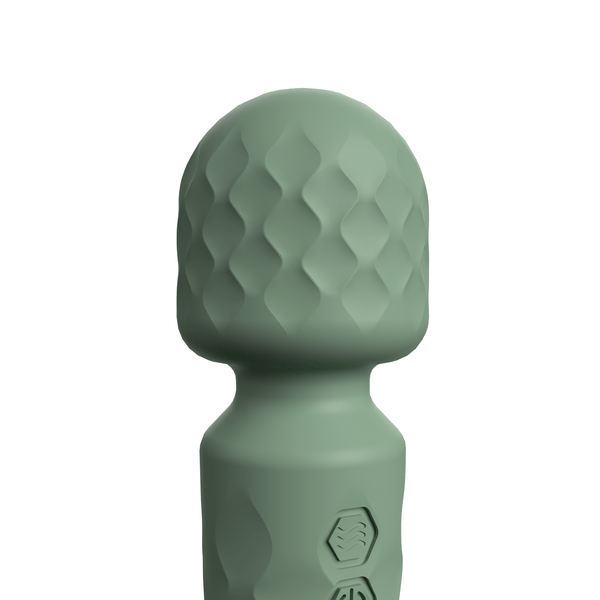 Screaming O Cuties Winny Vibrating Mini Wand - Sage Green