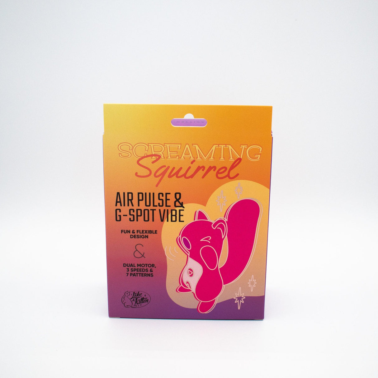 Screaming Squirrel Air Pulse G-Spot or P-Spot & Clitoral Stimulation