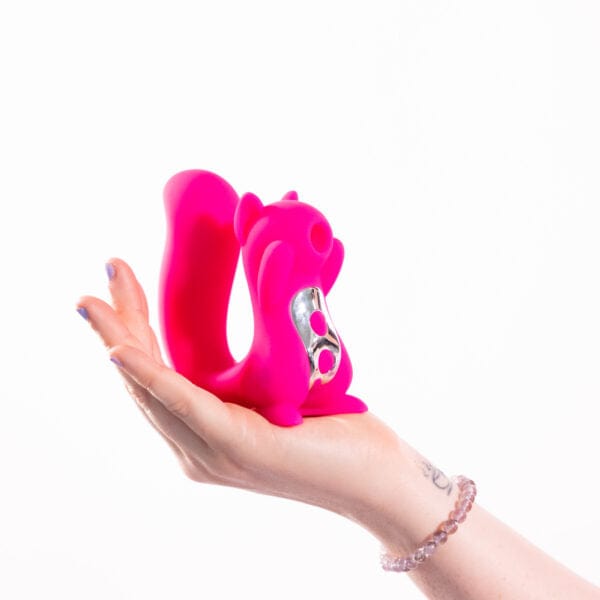 Screaming Squirrel Air Pulse G-Spot or P-Spot & Clitoral Stimulation