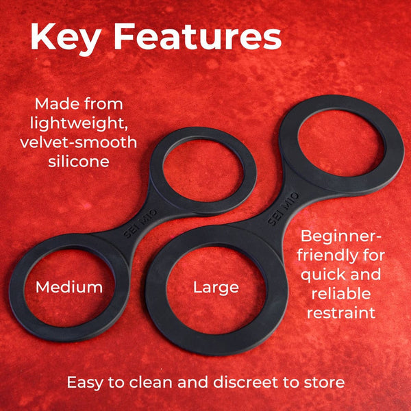 SEI MIO Handi-Cuffs Silicone - Medium