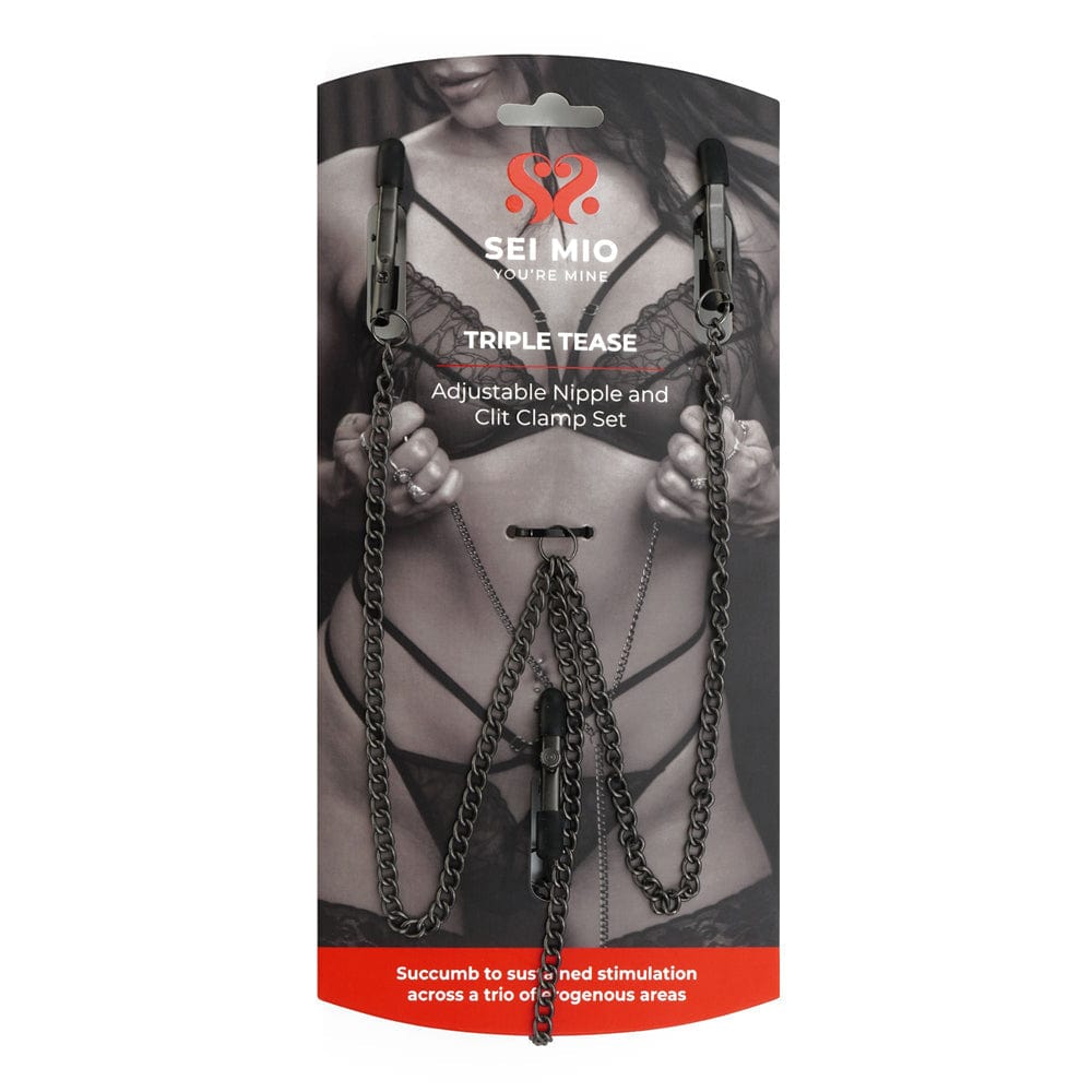 SEI MIO Triple Tease Nipple/Clit Clamps
