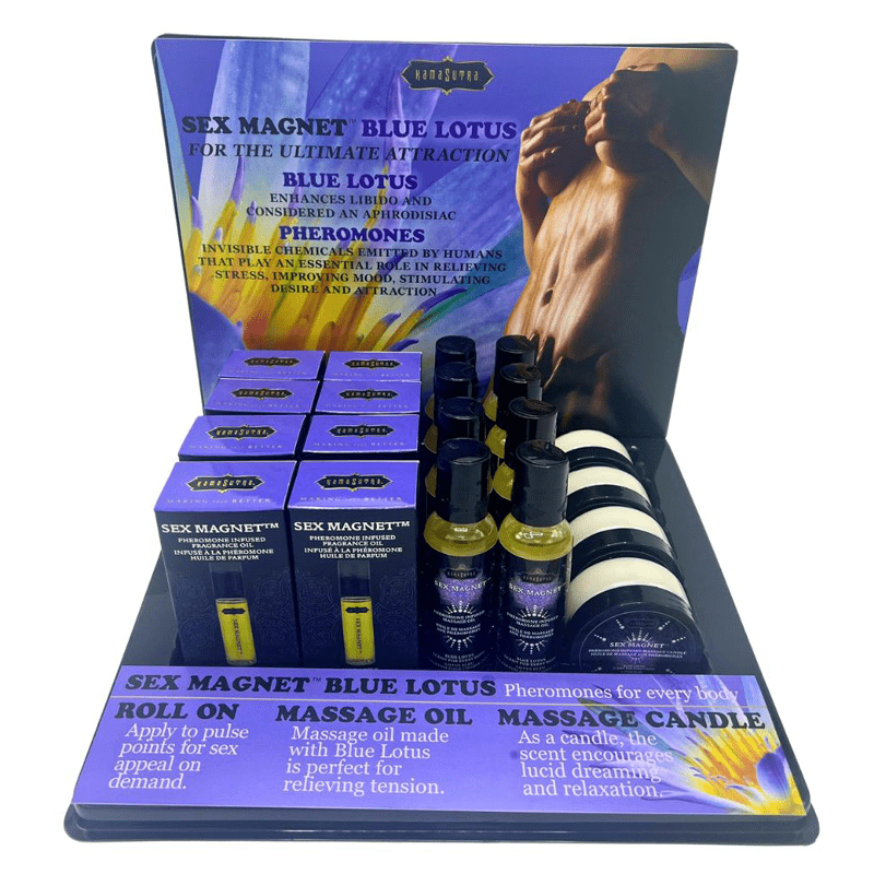 SEX MAGNET Pheromone Blue Lotus Prepack Display