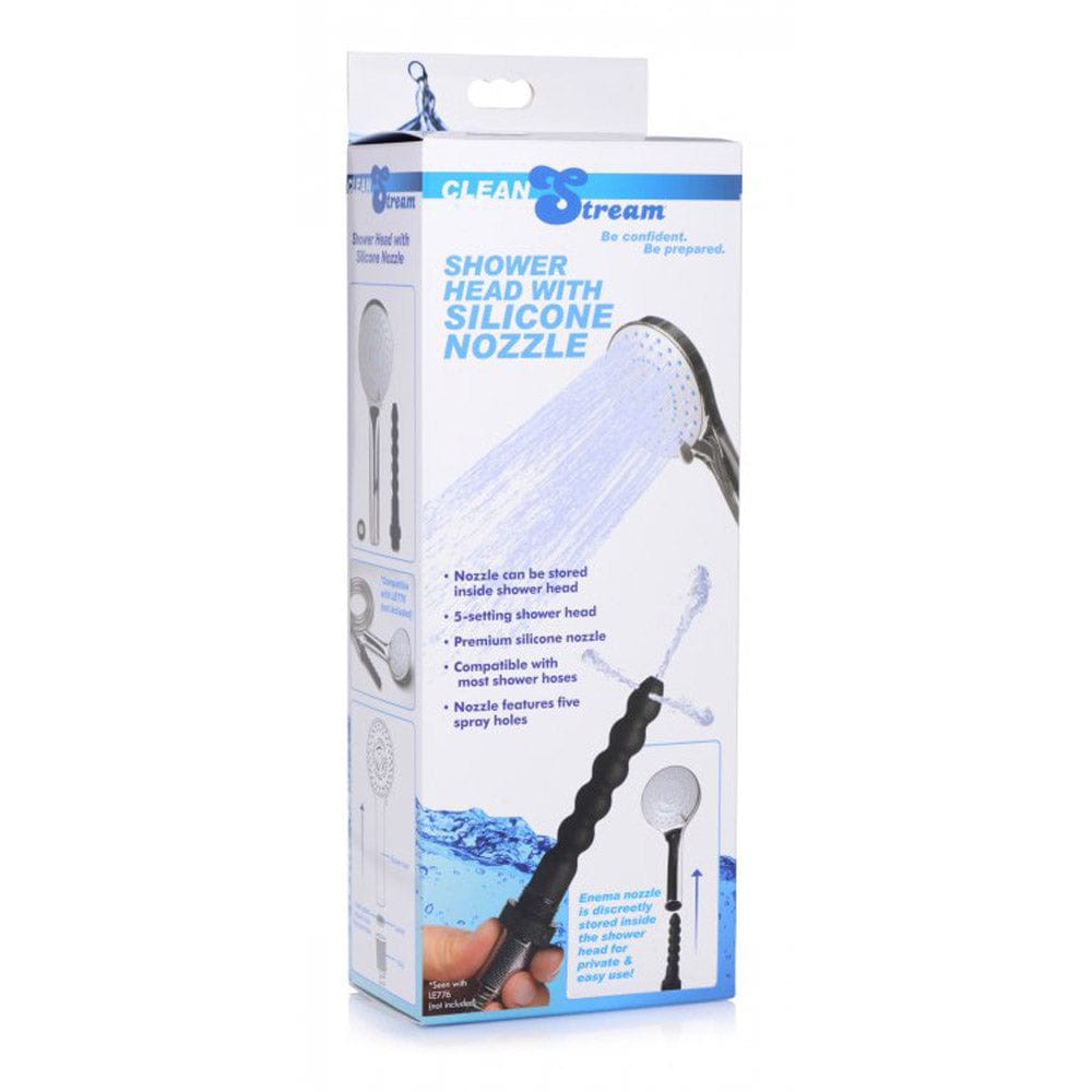 Shower Head with Silicone Enema Nozzle