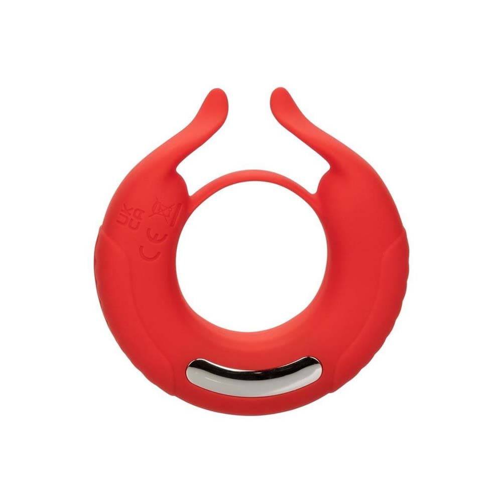 Silicone Rechargeable Taurus Enhancer Vibrating Cock Ring
