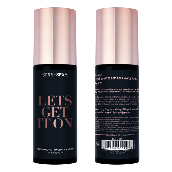 SIMPLY SEXY Pheromone Body Mist – Let’s Get It On 99mL