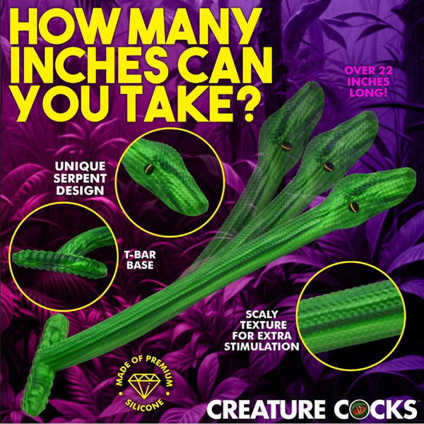 Slither Silicone Dildo 22.5"