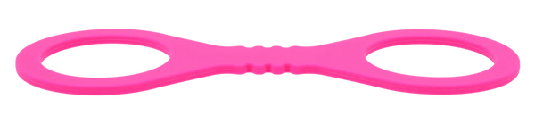 Small Hot Pink Silicone Cuffs