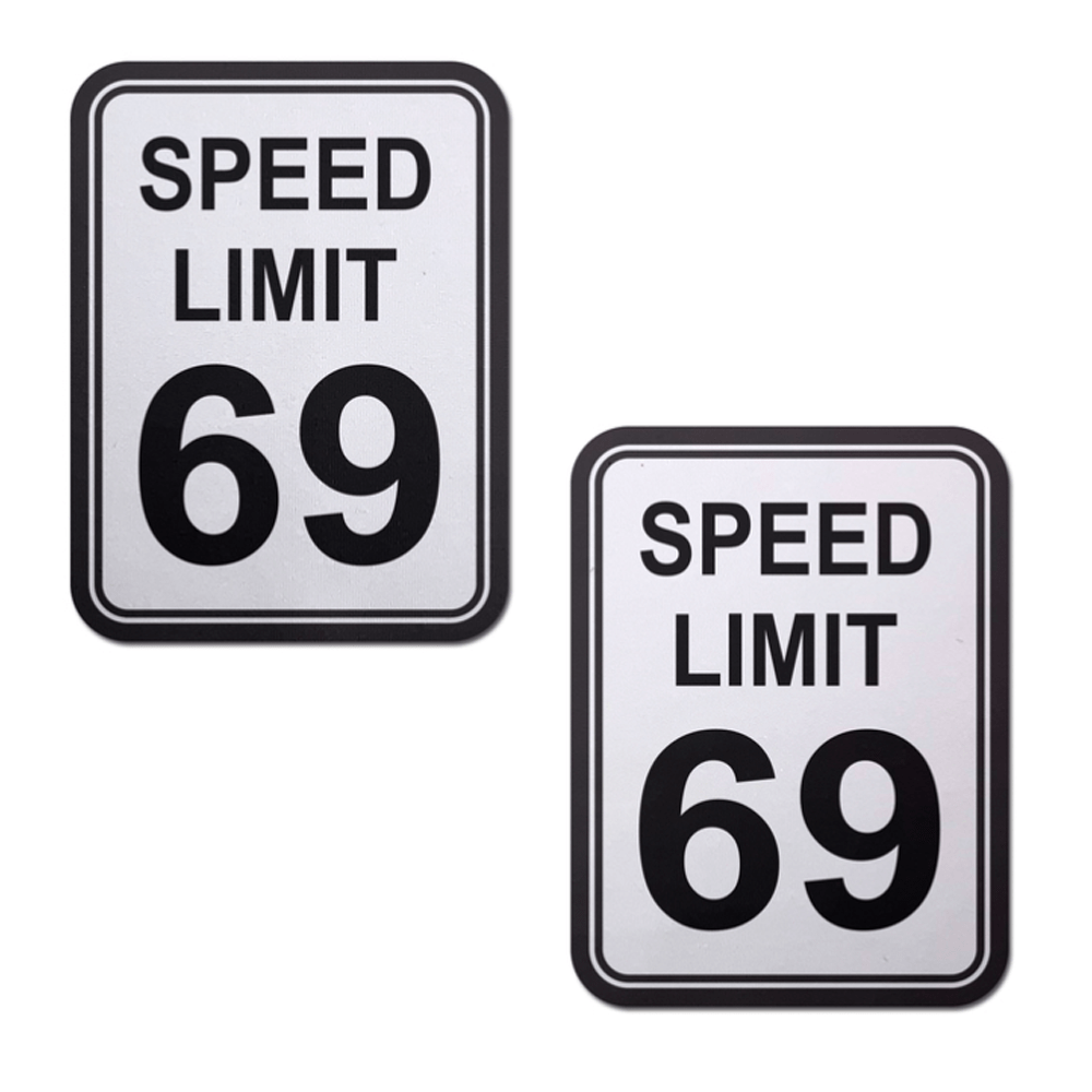 Speed Limit 69 Nipple Pasties