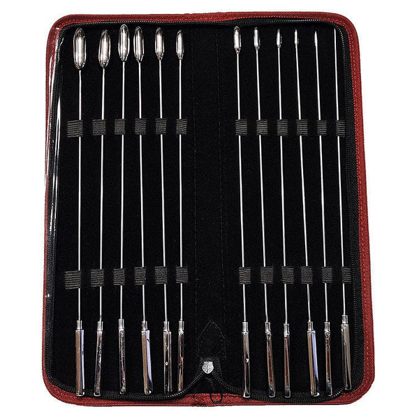 Stainless Steel 12 Piece Rosebud Dilator Set