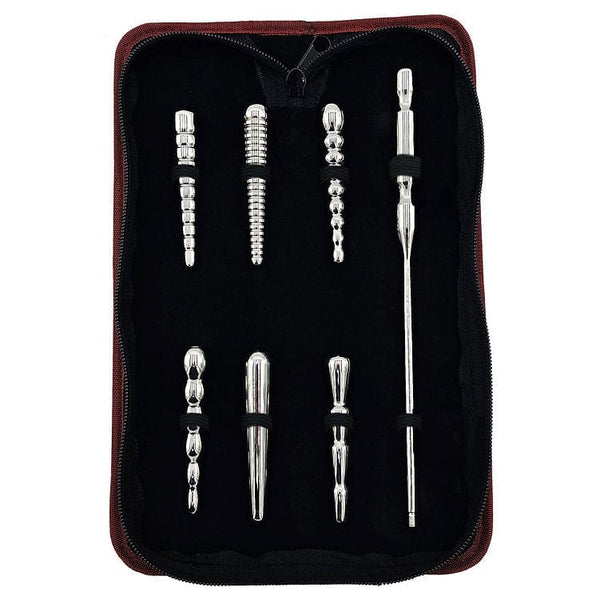 Stainless Steel Penis Plug Set with Handle