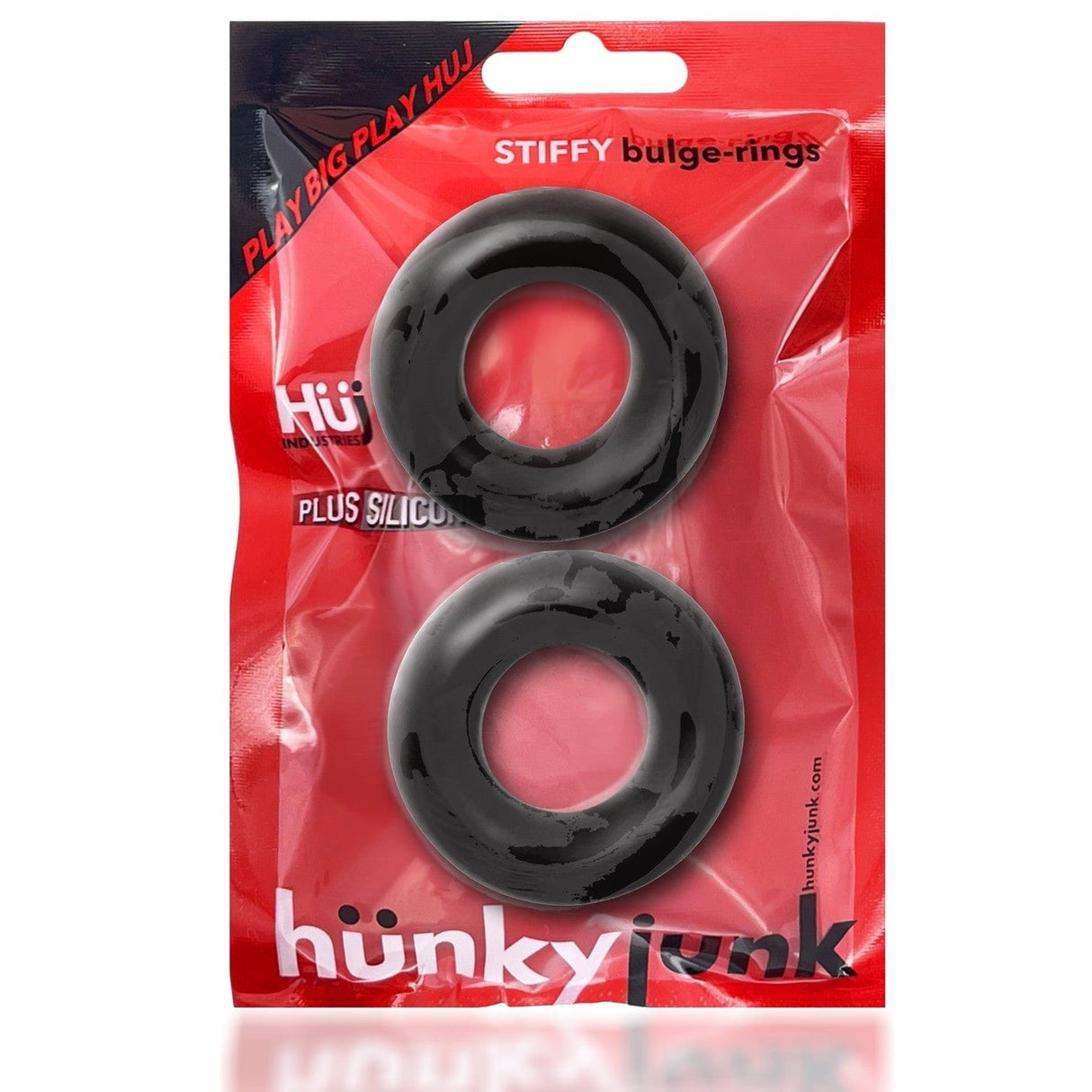 STIFFY 2-pack bulge cockrings - TAR ICE