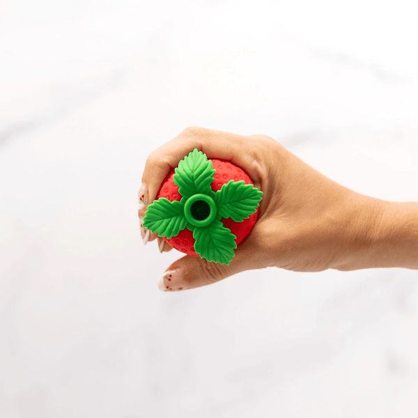 Strawberry Emojibator - Vibrator & Suction