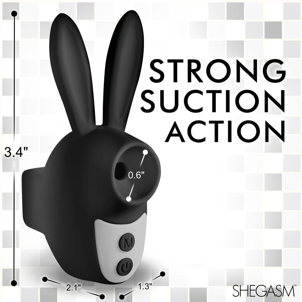Sucky Bunny Clit Stimulator - Black