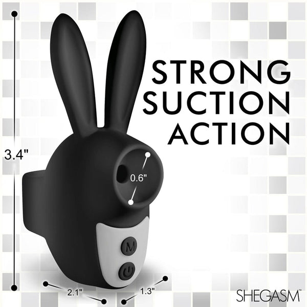 Sucky Bunny Clit Stimulator - Black