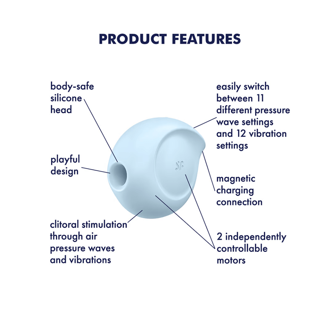 Sugar Rush Air-Pulse Waves & Clitoral Vibrator