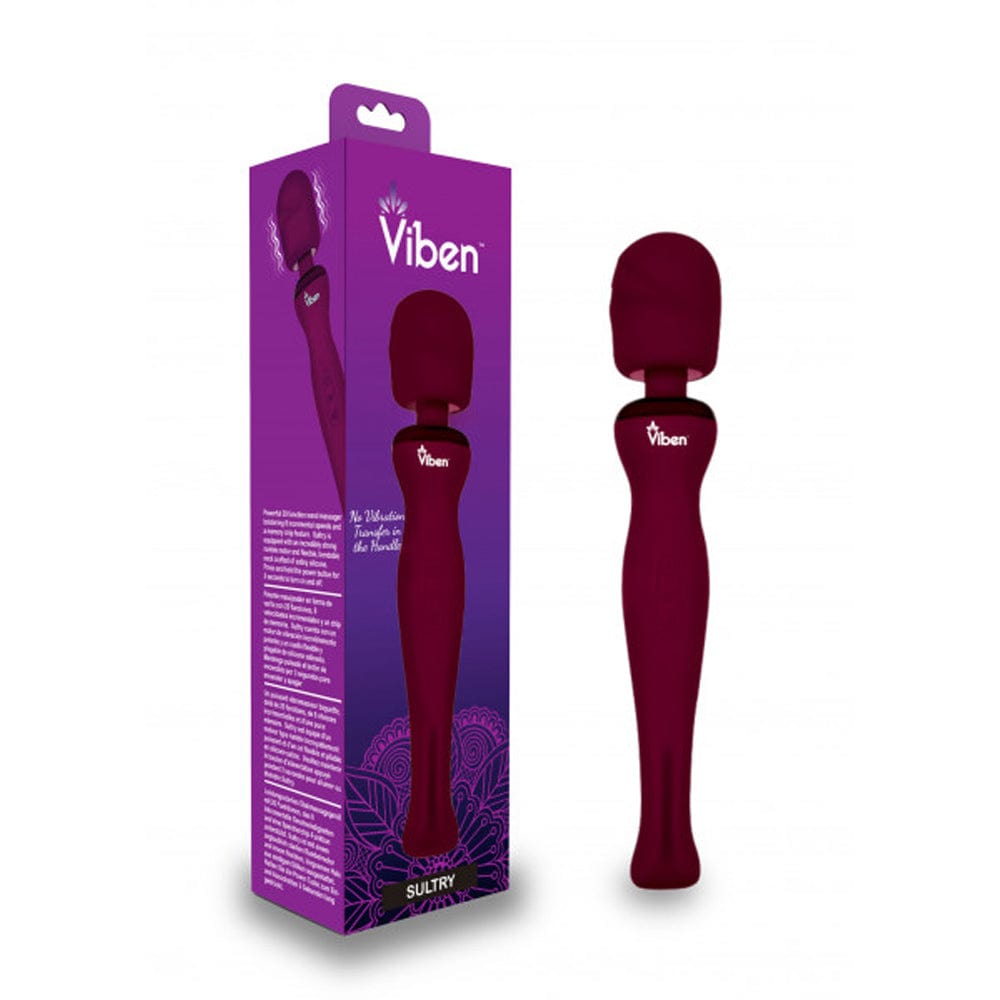 Sultry - Intense Handheld Wand Massager - Ruby