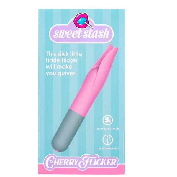 Sweet Stash - Cherry Flicker - Clit & Nip Vibe