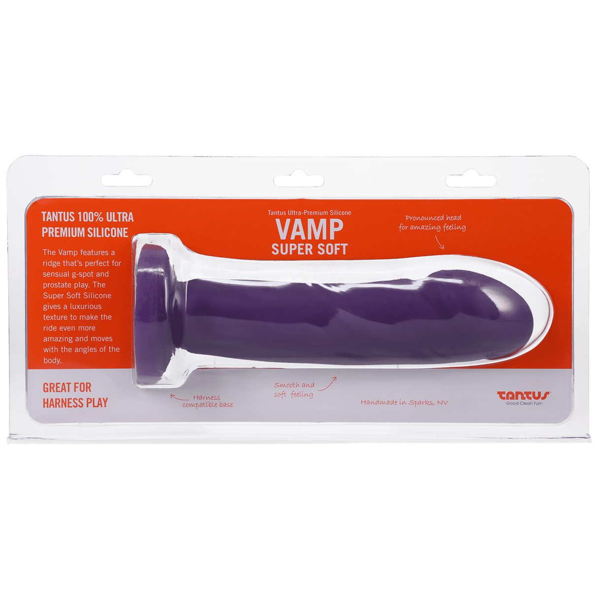 Tantus Silicone Vamp Super Soft Silicone Amethyst