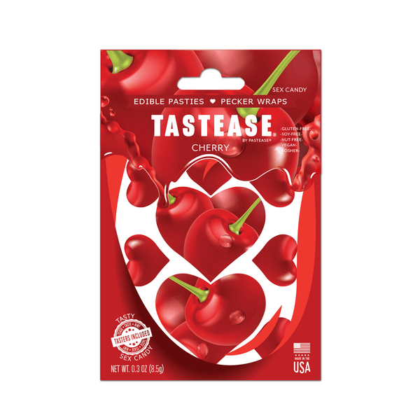 Tastease: Edible Pasties/Pecker Wrap - Cherry