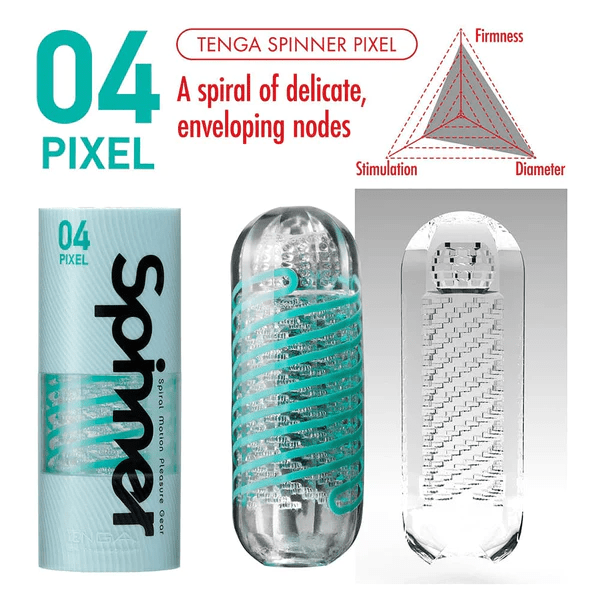 Tenga Spinner 01 Tetra PIXEL - Male Masturbator