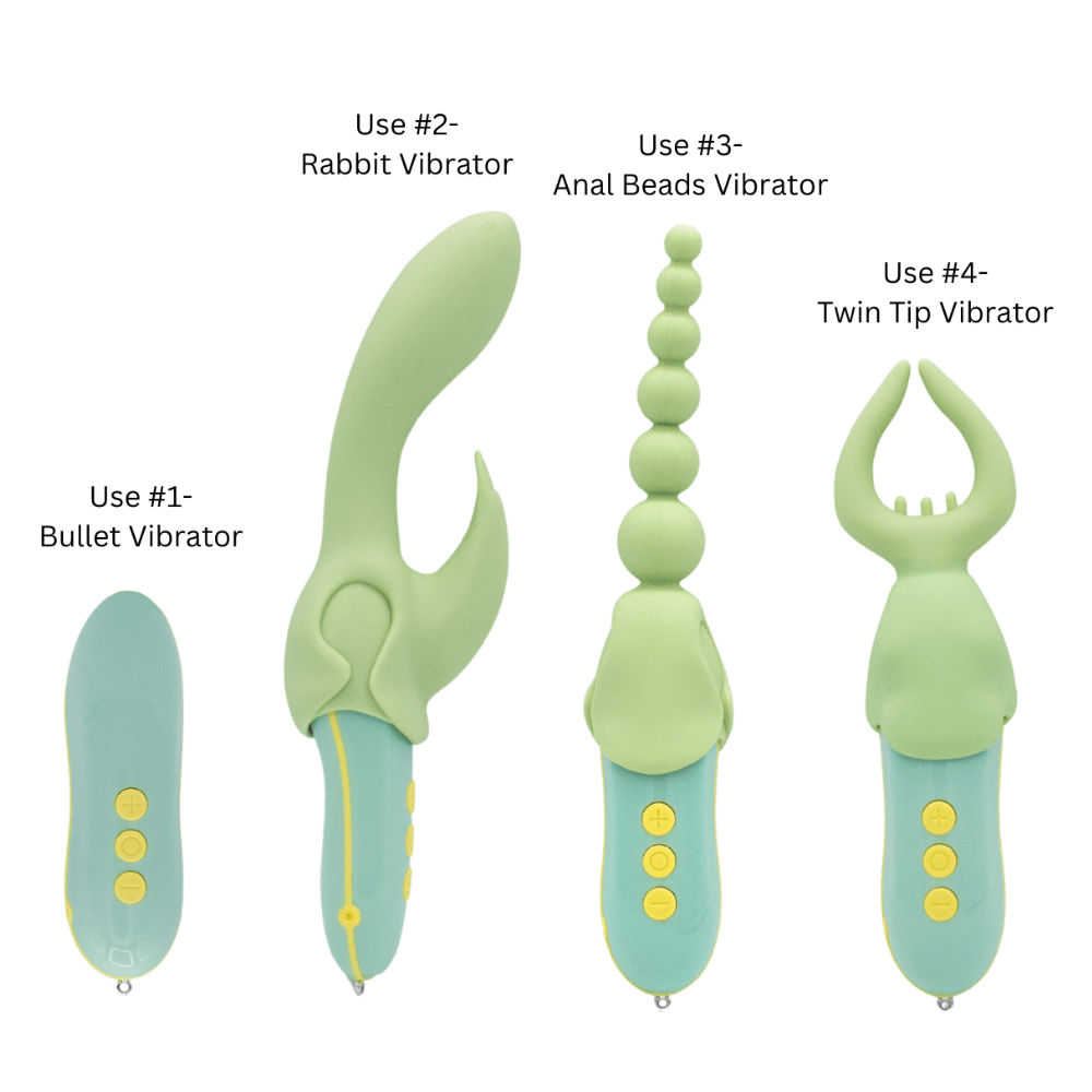 The Pleasure Hunter Kit - Anal Beads, Clitoral Stimulator & Rabbit Vibrator