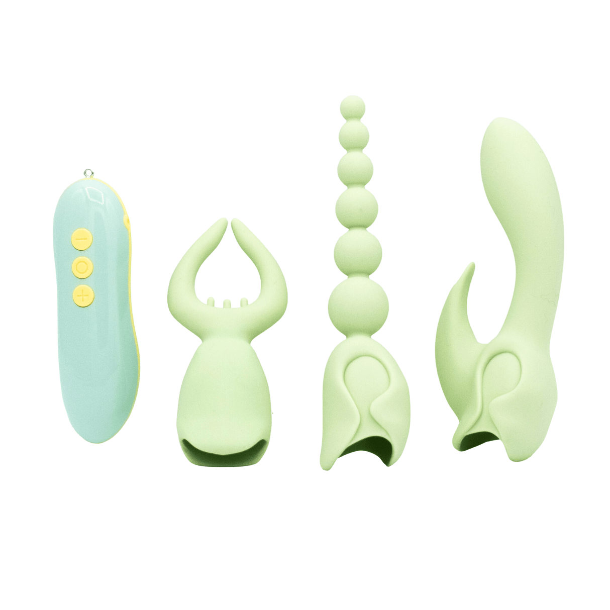 The Pleasure Hunter Kit - Anal Beads, Clitoral Stimulator & Rabbit Vibrator